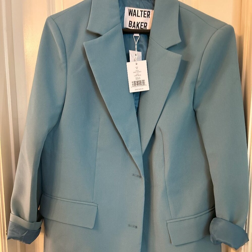 Walter Baker Kira  Women's Jacket | Lake Blue | Size M | NWT